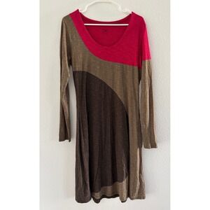 Horny Toad Dress Womens Medium Long Sleeve Sporty Minimalist Stretch Knit Active
